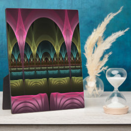 Placa Expositora Patrón de fantasía especial Resumen Fractal colori