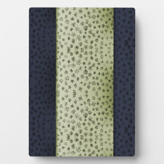 Placa Expositora Patrón de flores