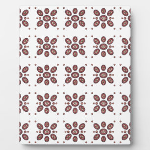 Placa Expositora Patrón de flores de Mandala