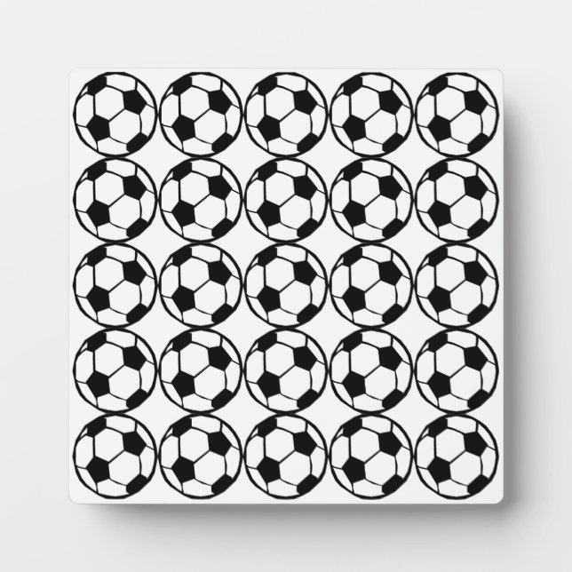 Placa Expositora Patrón de fútbol (Frente)