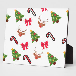 Placa Expositora patrón de navidades