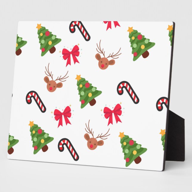 Placa Expositora patrón de navidades (Lado)