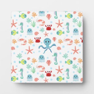 Placa Expositora Patrón del mundo marino