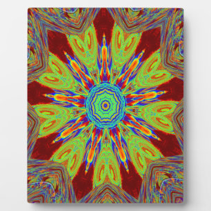 Placa Expositora Patrón étnico asiático-africano