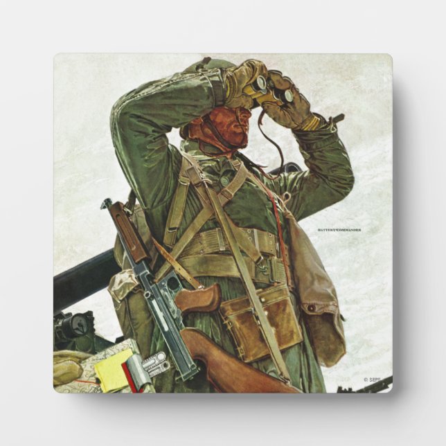 Placa Expositora Patrulla de tanques (Frente)