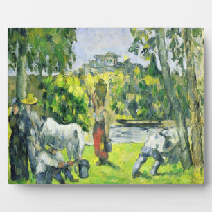 Placa Expositora Paul Cezanne Vida en los campos, c.1875 (petróle
