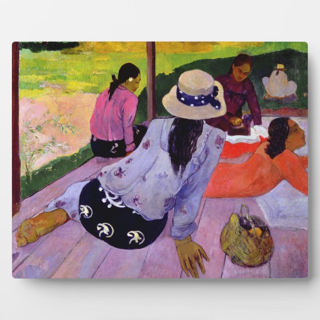 Placa Expositora Paul Gauguin | La Siesta, 1891-2 (aceite sobre lie (Frente)