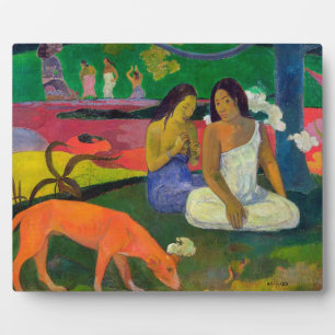 Placa Expositora Paul Gauguin Zona (Perro Rojo), 1892