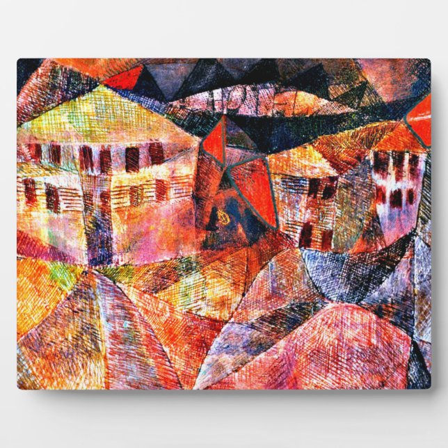 Placa Expositora Paul Klee - El Hotel, (Frente)