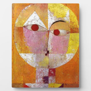 Placa Expositora Paul Klee Senecio Painting