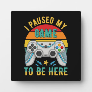 Placa Expositora pausé mi juego