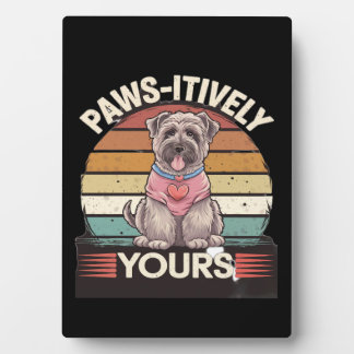 Placa Expositora Paws-itive Yours Dog