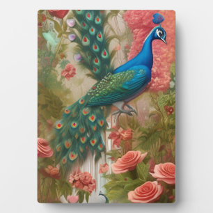Placa Expositora Peacock in Apricot Rose Garden