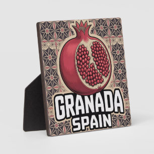 Placa Expositora Pegatina de Granada España