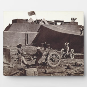 Placa Expositora Pehlang Fort, 1860 (huella de plata en álbumen)