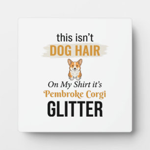 Placa Expositora Pembroke Corgi Brillo Diseño Divertido Amante de l