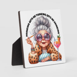 Placa Expositora Pensar y Beber