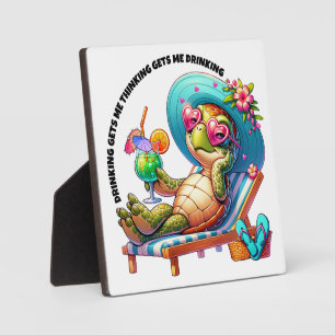 Placa Expositora Pensar y beber sin tapujos