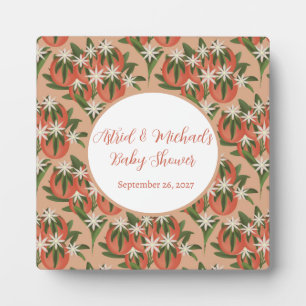 Placa Expositora Pequeña Cementina Cutie Citrus Theme Baby Shower
