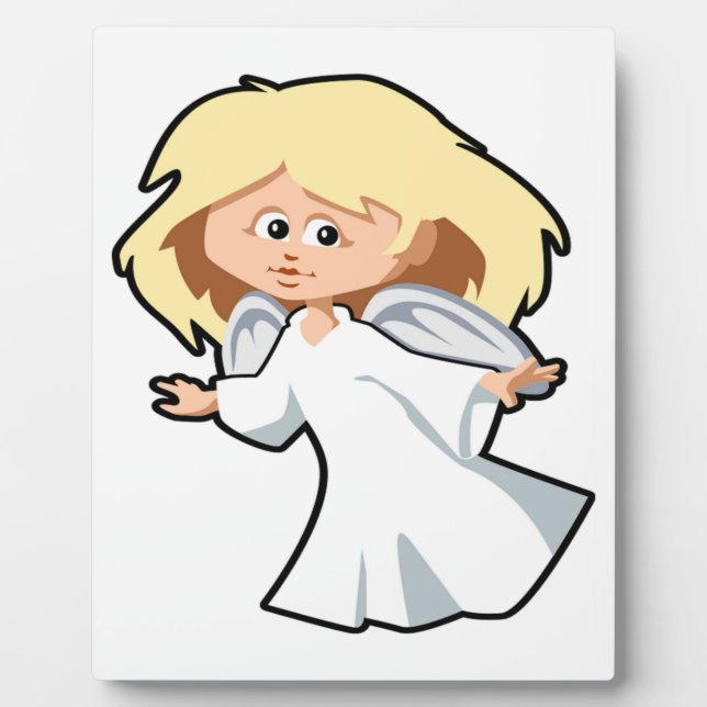 PLACA EXPOSITORA PEQUEÑO CHICA ANGEL (Frente)