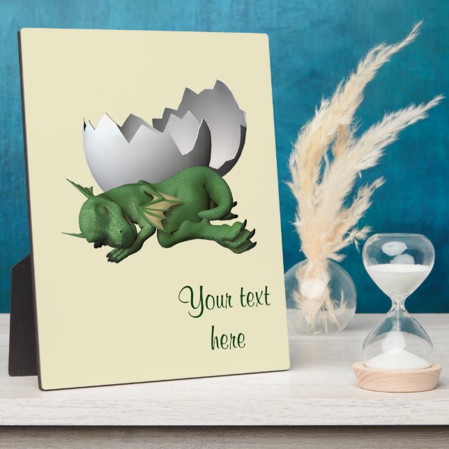 Placa Expositora Pequeño dragón (Lado)