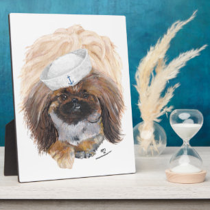 Placa Expositora Pequines cachorro marinero Tuffy pequeño