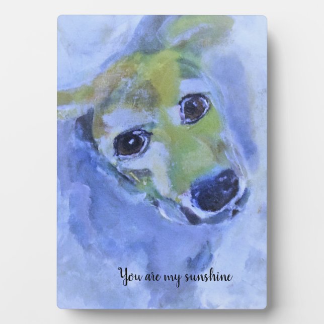 Placa Expositora Pérdida de mascota : Eres mi sol : amante de los p (Frente)