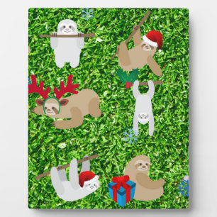 Placa Expositora pereza de Navidad