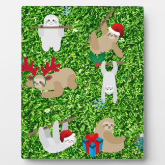 Placa Expositora pereza de Navidad