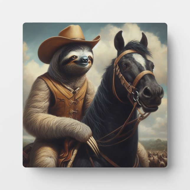 Placa Expositora Perezoso Vaquero (Frente)