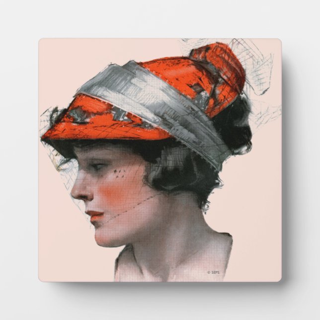 Placa Expositora Perfil de la mujer (Frente)