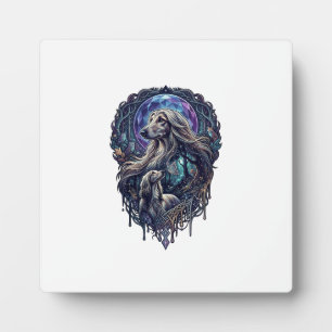 Placa Expositora Perro Luna de Cristal Bosque Encantado_1