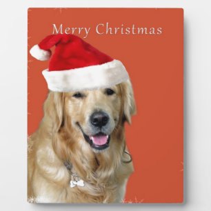 Placa Expositora Perro navidad