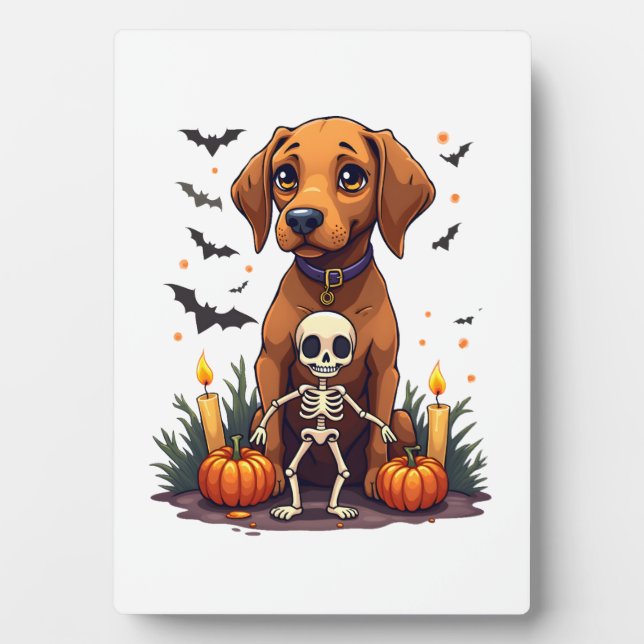 Placa Expositora Perro Voodoo Vizsla (Frente)