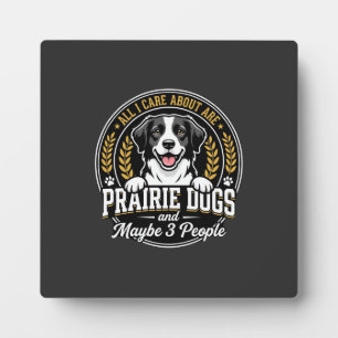 Placa Expositora Perros de la pradera Tal vez 3 personas Diseño