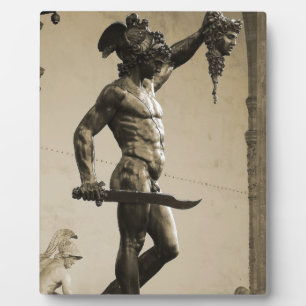 Placa Expositora Perseo con la cabeza de Medusa