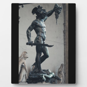 Placa Expositora Perseo Con La Cabeza De Medusa