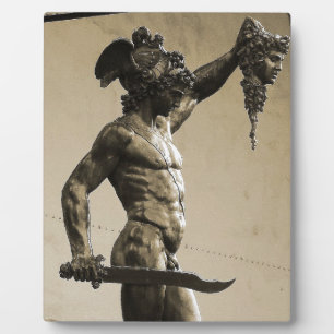 Placa Expositora Perseo con la cabeza de Medusa