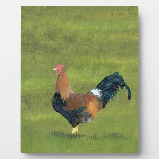 Placa Expositora Persistent Alarm Clock - Rooster Farm Design (Frente)