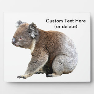 Placa Expositora Personalizable australiano de Koala