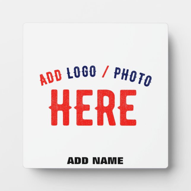 PLACA EXPOSITORA PERSONALIZABLE MODERNO ESTILO BLANCO VERIFICADO MA (Frente)