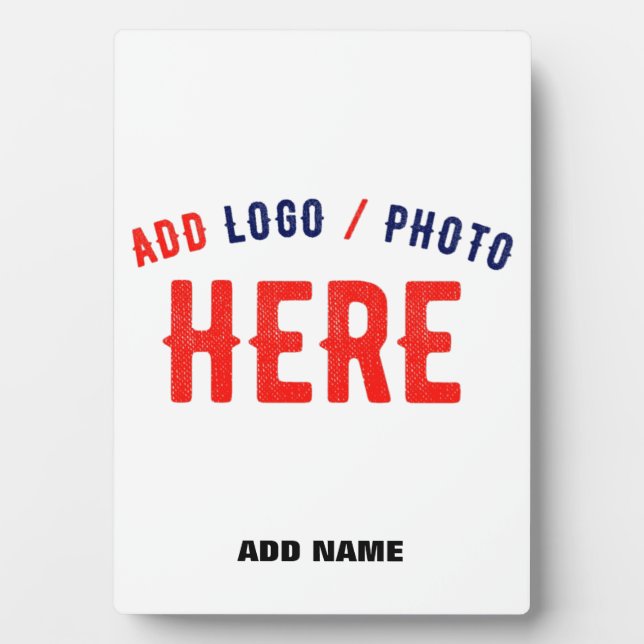 PLACA EXPOSITORA PERSONALIZABLE MODERNO ESTILO BLANCO VERIFICADO MA (Frente)