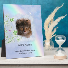 Placa Expositora (Personalizable) Puente arcoiris