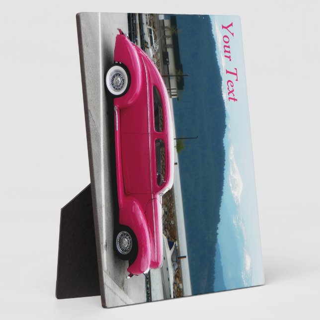 Placa Expositora Personalizado 1940 Famoso americano Make Sedan (Lado)