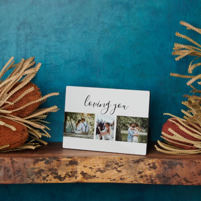 Placa Expositora Personalizado 3 Secciones Fotos de la familia Marc (Lado)