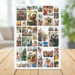 Placa Expositora Personalizado 42 Collage de fotos<br><div class="desc">Haz tu propia placa para mostrar fotos con 42 de tus preciados recuerdos de fotos en un collage de fotos de estilo cuadrícula moderno. Simplemente añada tus fotos para la decoración personalizado de fotos en casa o regalo personalizado para la familia y amigos.</div>