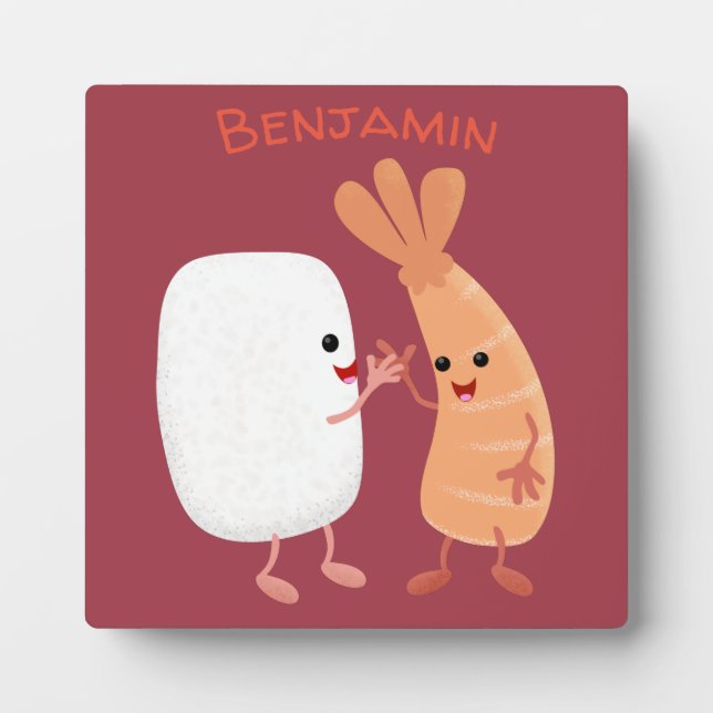 Placa Expositora Personalizado de amigos de la pradera de arroz dul (Frente)