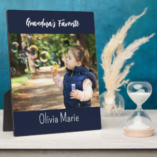 Placa Expositora Personalizado de Brag Abuelo Tabletop Plaque