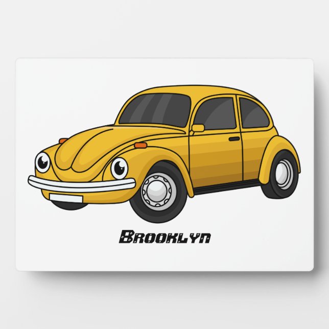 Placa Expositora Personalizado de coche clásico (Frente)