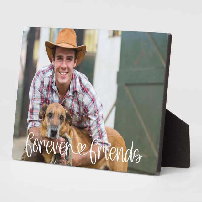 Placa Expositora Personalizado de Forever Friends Foto de Love Hear (Lado)